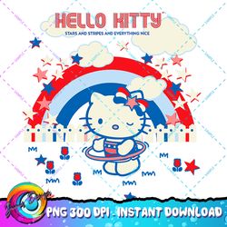 Hello Kitty Summertime Americana Tee Shirt.pngHello Kitty Summertime Americana PNG Download copy