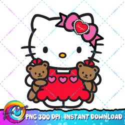 Hello Kitty Valentine Teddy Bear PNG Download copy