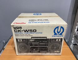 Pioneer CK-W50 Rare Vintage Portable Component Audio System Double Stereo Cassette Recorder Brand NEW In Box