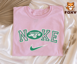Nike NFL New York Jets Emboidered Hoodie, Nike NFL Embroidered Sweatshirt, NFL Embroidered Football, Nike Shirt