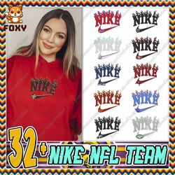 NFL All Team Embroidery Bundle, NIKE NFL Embroidery Designs. NFL Logo Team Embroidery Design, NFL Champion League