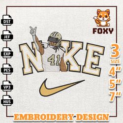 NFL Alvin Kamara, Nike NFL Embroidery Design, NFL Team Embroidery Design, Nike Embroidery Design, Instant Download