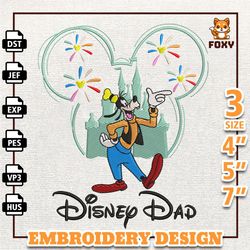 Funny Cartoon Dad Embroidery Designs, Dad Movie Character Embroidery Design, Happy Fathers Day Design, Instant Download