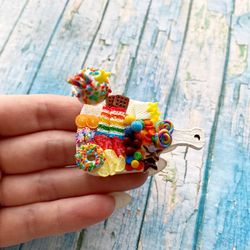 Magnet Miniature Rainbow Dollhouse Souvenir Board
