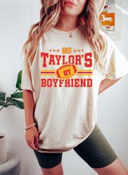 Go Taylor's Boyfriend Shirt, Funny Football Shirt, Vintage Football Sweatshirt Unisex Shirt, Trendy Football Fans Shirt