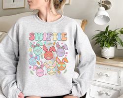 Easter Sweatshirt, Cute Easter Bunny Retro Peeps shirt, Eras Tour shirt, Tay Lover shirt, Swift Easter sweatshirt
