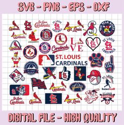 55 Files St Louis Cardinals svg, Cut Files, SVG Files, Baseball Clipart, Cricut,St,Louis,Cardinals svg, MLB svg Clipart,