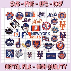 New York Mets svg, Mets MLB svg, New York Mets logo, New York Mets MLB, MLB svg, Baseball svg, M LB logo svg, MLB digita