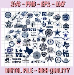 55 Files Dallas Cowboys, Dallas Cowboys svg, Dallas Cowboys clipart, Dallas Cowboys cricut, NFL teams svg, Football Team