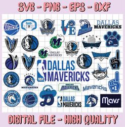 31 Files Dallas Mavericks svg, NBA teams logo bundle svg, NBA svg, NBA svg, Basketball Clipart, Svg For Cricut , Svg For