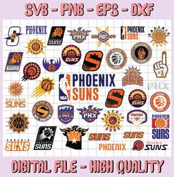 38 Files Phoenix Suns, Phoenix Suns svg,basketball bundle svg,NBA svg, NBA svg, Basketball Clipart, Svg For Cricut , Svg