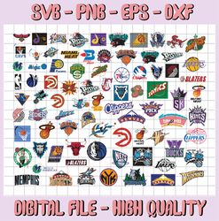 NBA Logo BundleSVG, Nba Svg, Basketball svg, Png, Svg, Jpg, Eps, Dxf, Digital Download, Digital Design