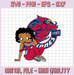 Betty Boop With Iowa State PNG File, NCAA png, Sublimation ready, Sublimation design download