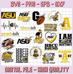 20 Files Alabama State University Svg, HBCU Teams svg, HBCU Football Svg, Sport Bundle Svg, Sport Bundle Svg, Clipart