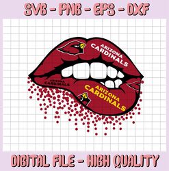 Arizona Cardinals Inspired Lips png File, png file printable, sublimation