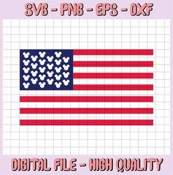 American Flag Mickey Mouse Svg, Mickey Mouse Svg, Disney Svg Files, Mickey Mouse Clip Art , Cut Files, Svg