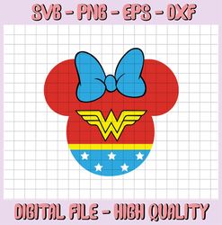Mickey Wonderwoman Disney svg,Disney Mickey and Minnie svg,Disney Princess,Quotes files, svg file, Disney png file, Cric
