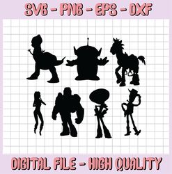 Toy story BUNDLE svg, toy story squadgoals svg, cutting files,cricut silhouette INSTANT DOWNLOAD