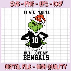 I Hate People But I Love My Bengals, Cincinnati Bengals svg NFL Teams, NFL Teams Svg, NFL svg, Football Svg, Sport bundl