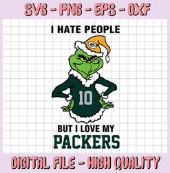 I Hate People But I Love My Packers, Green Bay Packers svg NFL Teams, NFL Teams Svg, NFL svg, Football Svg, Sport bundle