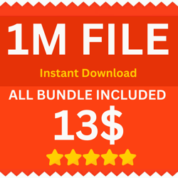 1M File All Bundle Included DZR Instant Download