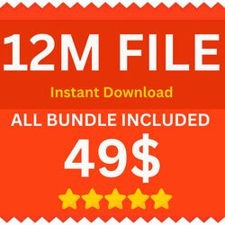 12 M File All Bundle Included DZR Instant Download