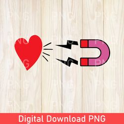 Funny Magnet PNG, Heart PNG. Valentine's Day Couples, Matching Couples Valentines Day, Couples Valentine's Day XOXO PNG