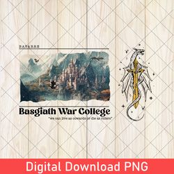 EMBROIDERED Vintage Basgiath War College, Fourth Wing, Dragon Rider, Rebecca Yorros, Fourth Wing, Violet Sorrengail PNG