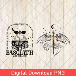 Vintage Basgiath War PNG, Fourth Wing, PNG For Book Lover, FantasyReader, Bookish, Fantasy Book Reader, "Fly or Die" PNG