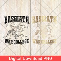Vintage Basgiath War College Two-Sided, Fourth Wing, Dragon Rider Png, Rebecca Yoros Png, Bookish Png, Gift For Readers