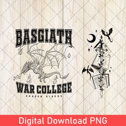 Funny Basgiath War College Two-Sided, Fourth Wing, Dragon Rider Png, Rebecca Yoros Png, Bookish Png, Gift For Readers