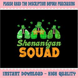 PNG ONLY Shenanigan Squad Lung Respiratory Therapy St. Patricks Day Png, Patrick's Day Png, Digital Download