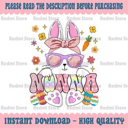PNG ONLY Happy Easter Day Nonna Bunny Png, Nonna Easter Bunny Png, Easter Day Png, Digital Download
