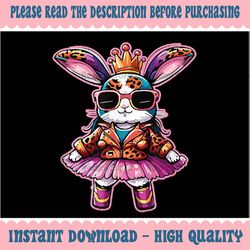 PNG ONLY So Hoppin Boujee Easter Bunny Leopard Png, Bougie Rabbit Png, Easter Day Png, Digital Download