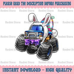 Happy Easter Monster Truck Png, Easter Bunny Egg Boys Png, Happy Easter Cut Files, Easter Eggs Truck Png, Bunny Clipart,