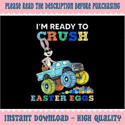 Im Ready To Crush Easter Eggs Png, Rabbit In A Monster Truck Png, Easter Rabbit Png, Egg Truck Png, Easter Eggs Png, Bun