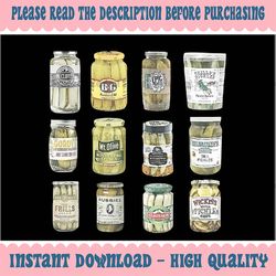 Vintage Canned Pickles Homemade Dill Pickles Png, Pickle Png Download, Pickle Vinatge Png, Vintage Canned Pickles Png, D
