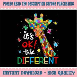 PNG ONLY Autism Awareness Acceptance Its Ok To Be Different Png, Autism Awareness Png, Digital Download