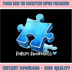 PNG ONLY Blue Puzzle Png, Puzzle Autism Awareness Png, Autism Awareness Png, Digital Download