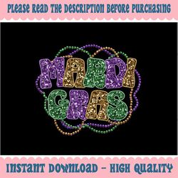 PNG ONLY Retro Mardi Gras Festival New Orleans Png, Mardi Gras Png, Digital Download