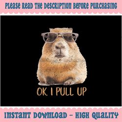 Ok I Pull Up Capybara Png, Funny Capybara Png, Capybara Meme Png, Digital Download
