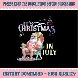 Christmas In July San-ta Beach Summer Float Xmas Funny Png, San-ta Beach Png, Xmas In July Png, Digital Download