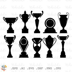 Award Cup Svg, Award Cup Silhouette, Award Cup Cricut, Award Cup Stencil Templates Dxf, Award Cup Clipart Png