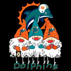 Gnomes miami dolphins svg gnomes svg dolphins svg png dxf