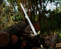 Custom Forged Stainless steel Masteer sword | Dark Link's Full Tang With Scabbard-Perfect Custom Christmas Gift , Costum