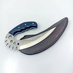 Handmade Riddick Knife with Sheath, Stainless Steel Blade,Full Tang