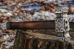 Unique custom hammer odin