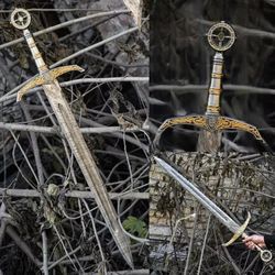 Custom Handmade Sword Knight Arming Sword Medieval Sword Double Edge Sword