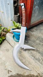 EGKH- 16" blade Hunga Munga Hand made African Throwing Knife-Razor sharp-Hunting tools-Ready to Use Carbon Steel Blade-B