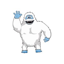 Abominable Snowman Rudolph Say Hi Svg, Dxf Eps Pdf Png, Cricut, Cutting file, Vector, Clipart